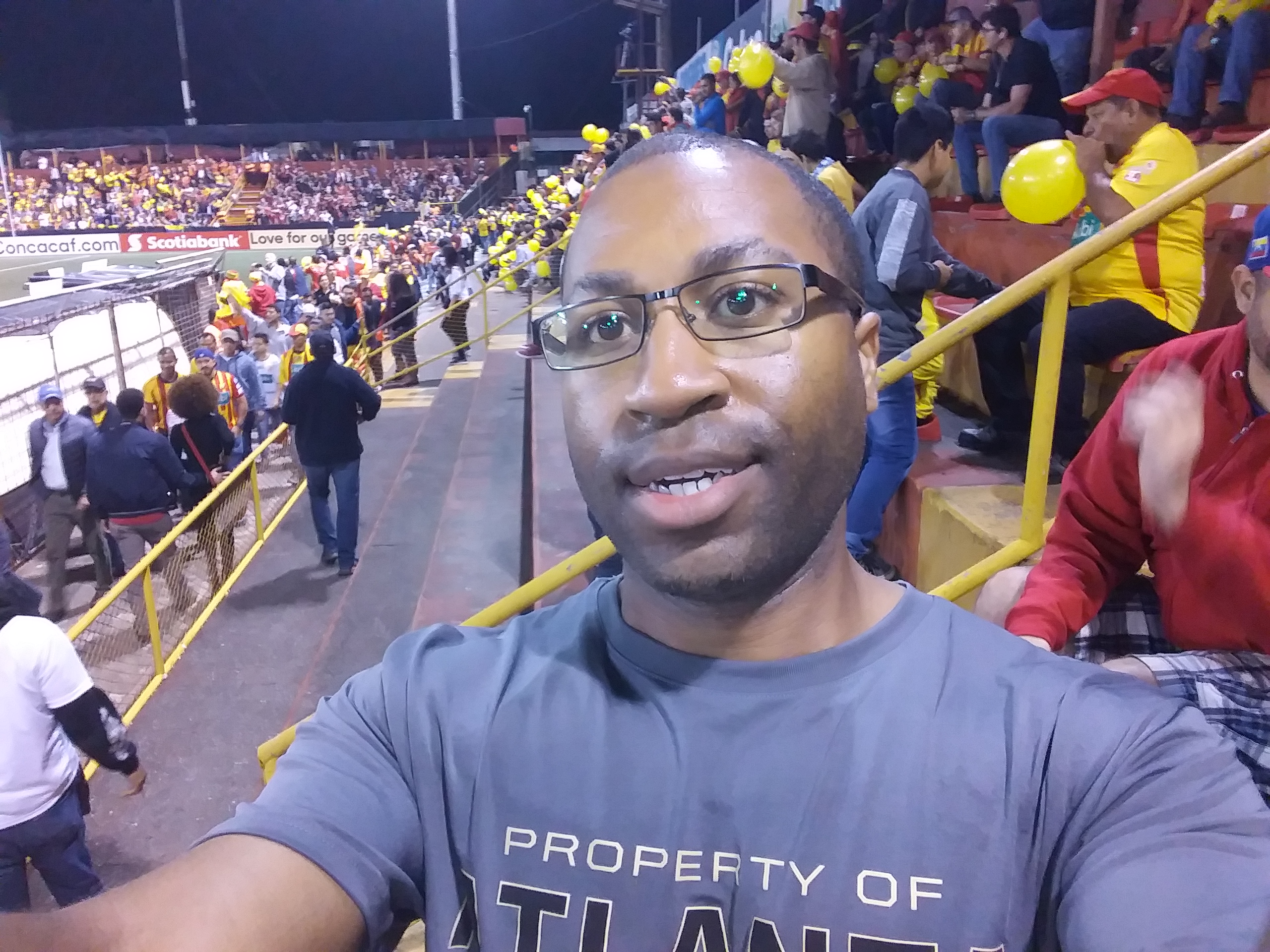 futbol bucket List in Costa Rica. Me at a futbol game in Costa Rica.