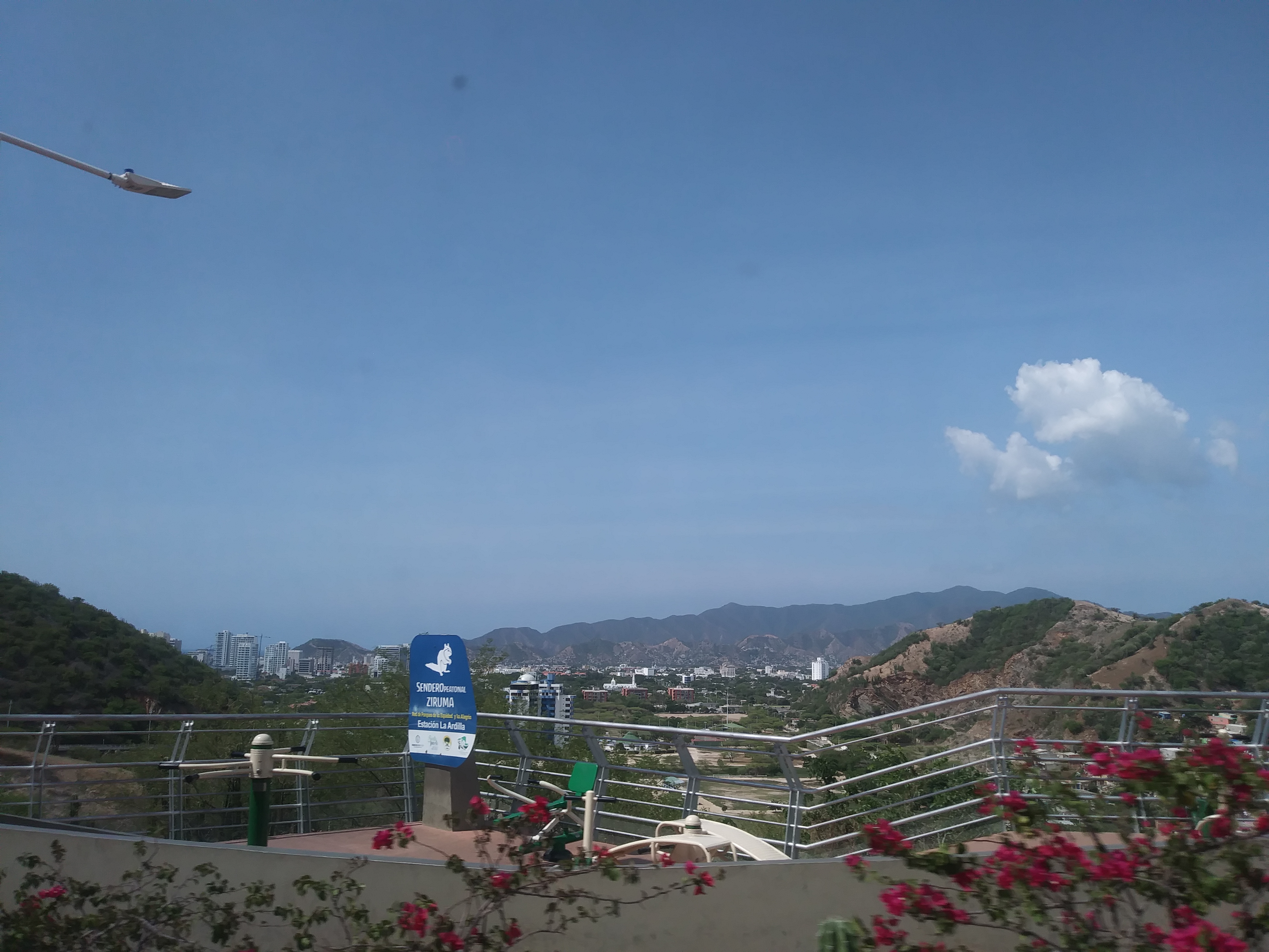 Return to Colombia. Valley view in Santa Marta, Colombia