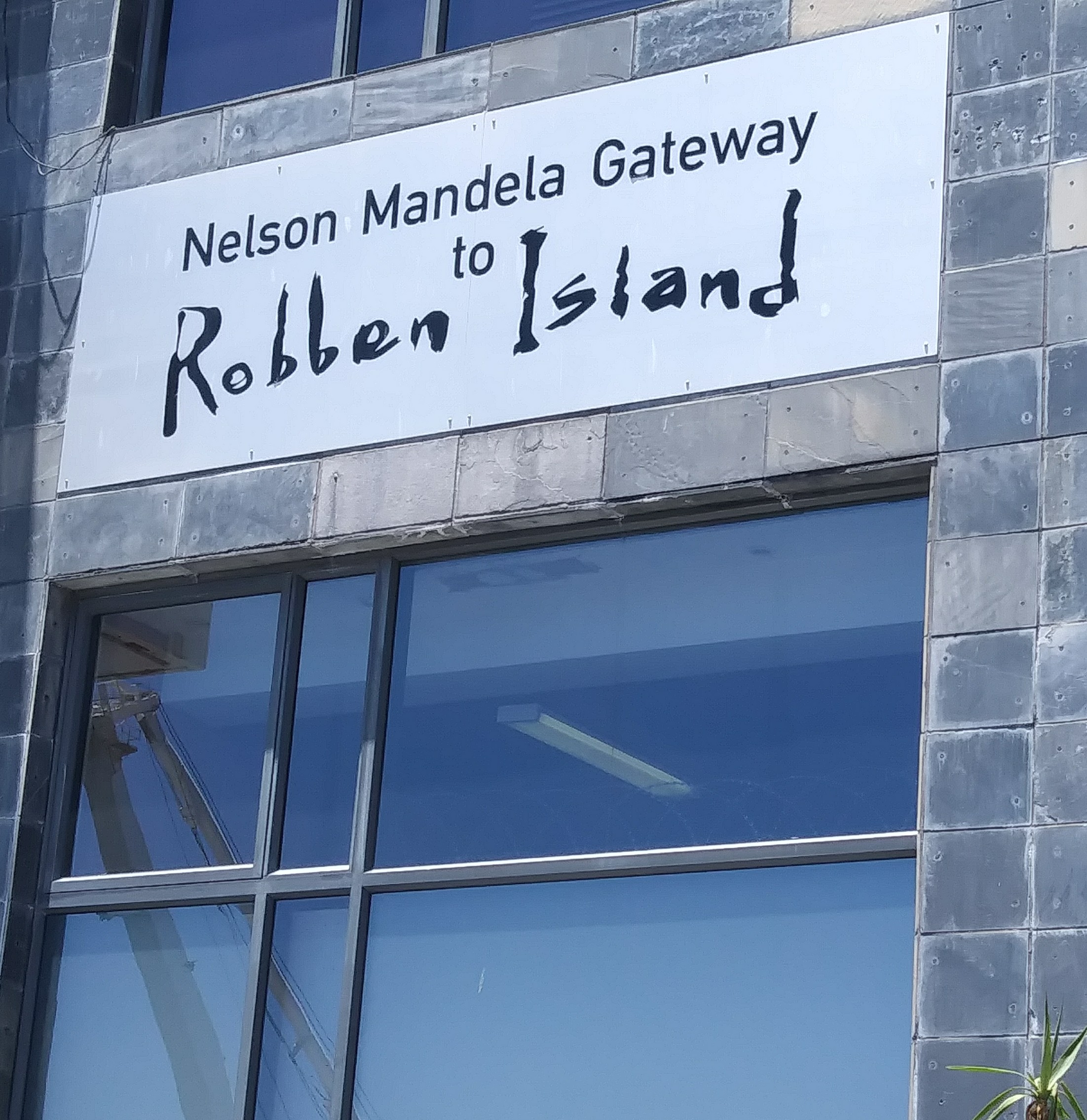 Voyage To Robben Island. Front of Robben Island Museum