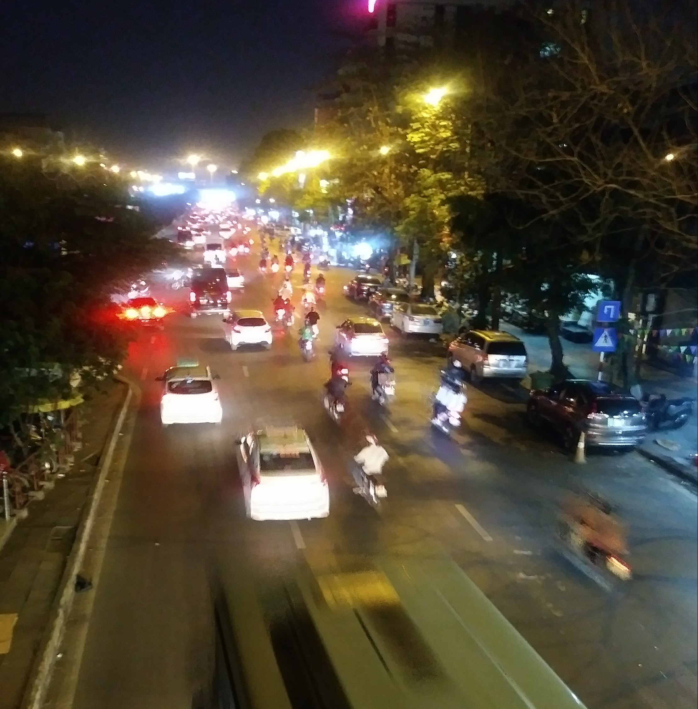 Today was my 1st day. Picture of street in Hanoi, Vietnam.