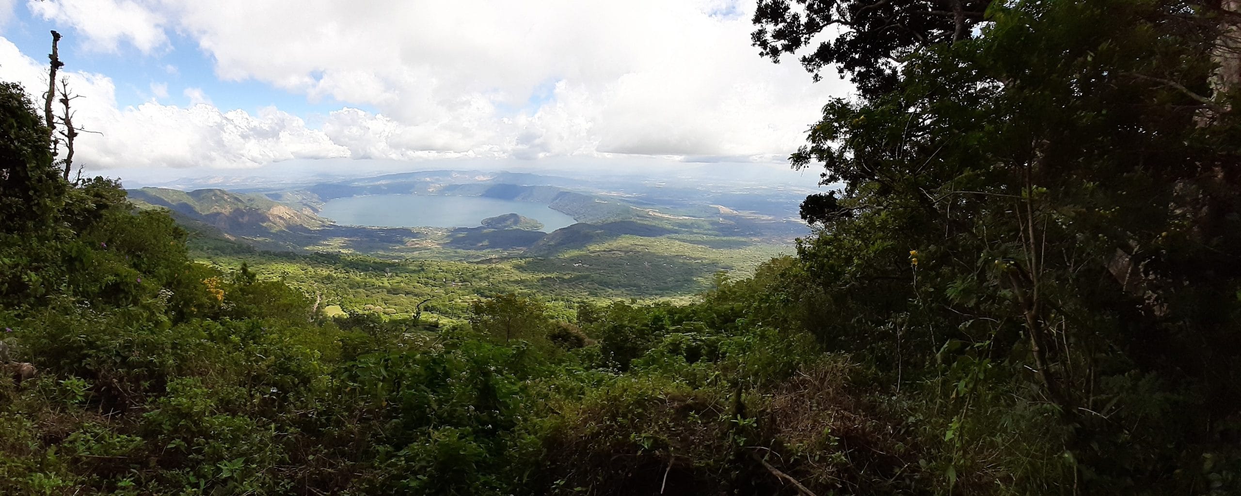 View of Lake Coatepeque from Parque Los Volcanes