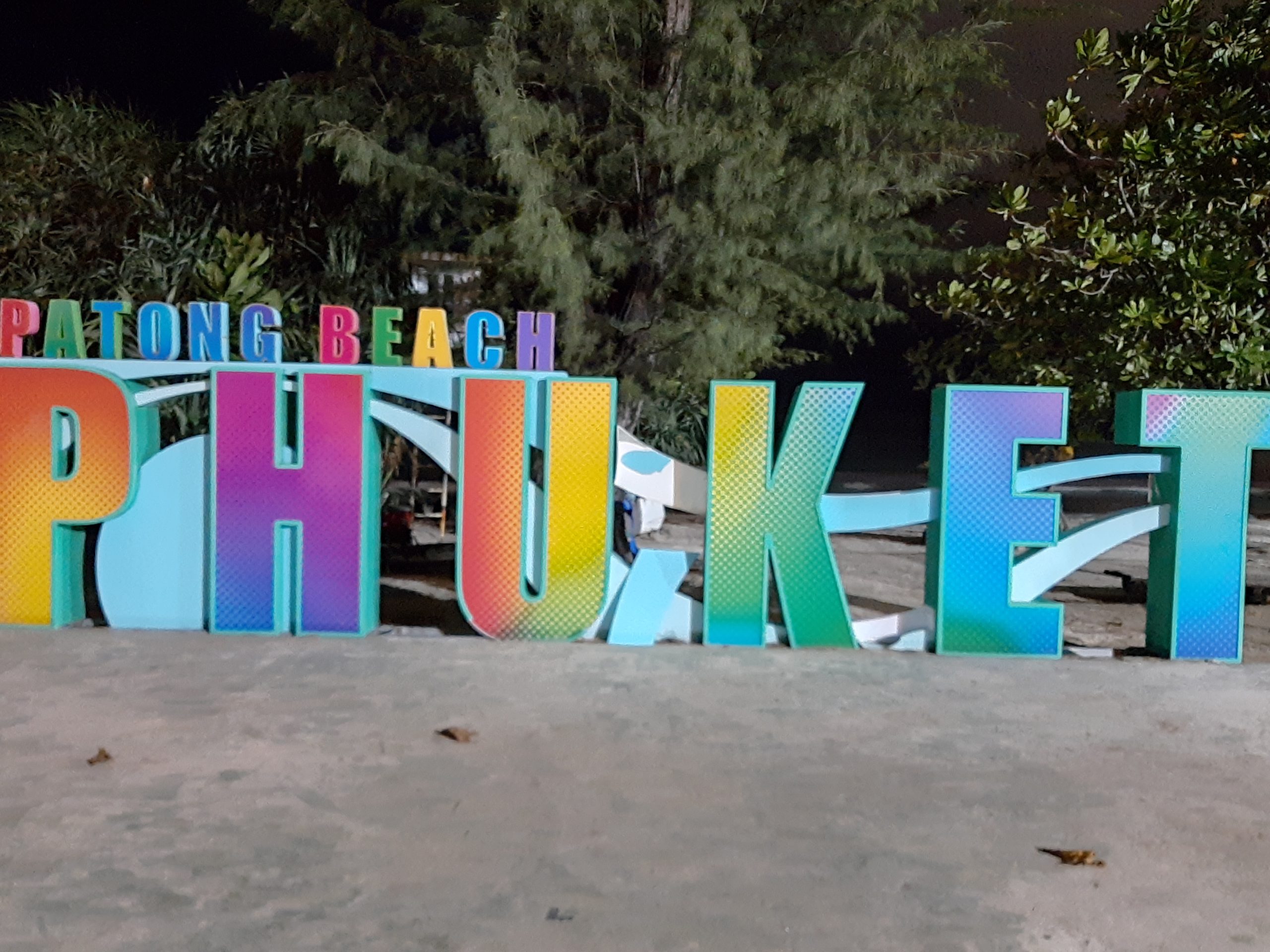 Patong Beach Phuket sign