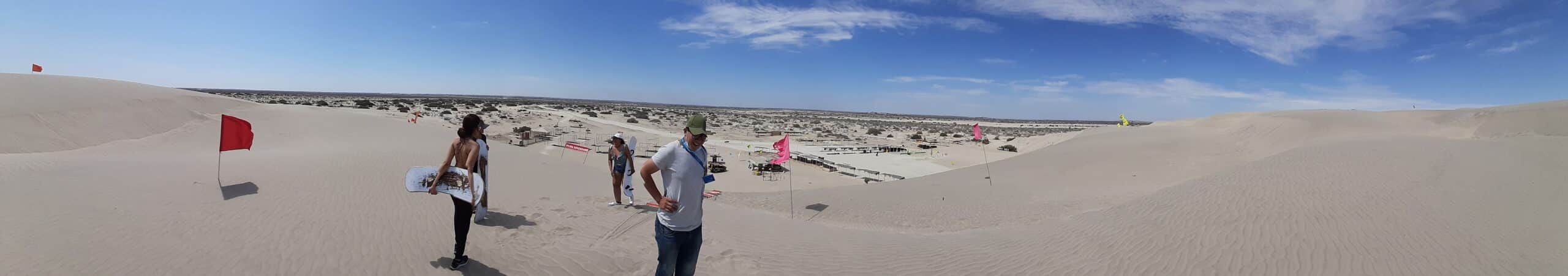 Sand dunes in Sechura, Peru