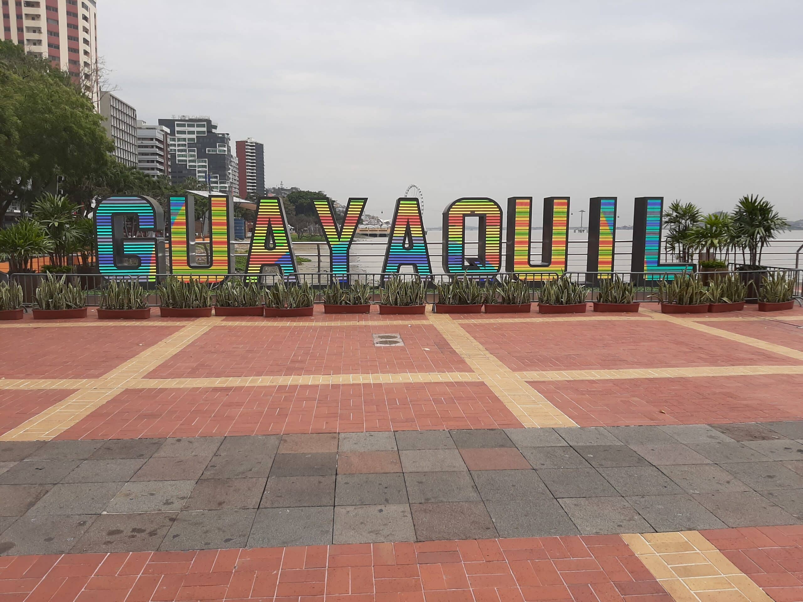 Guayaquil sign of Guayaquil in Guayaquil