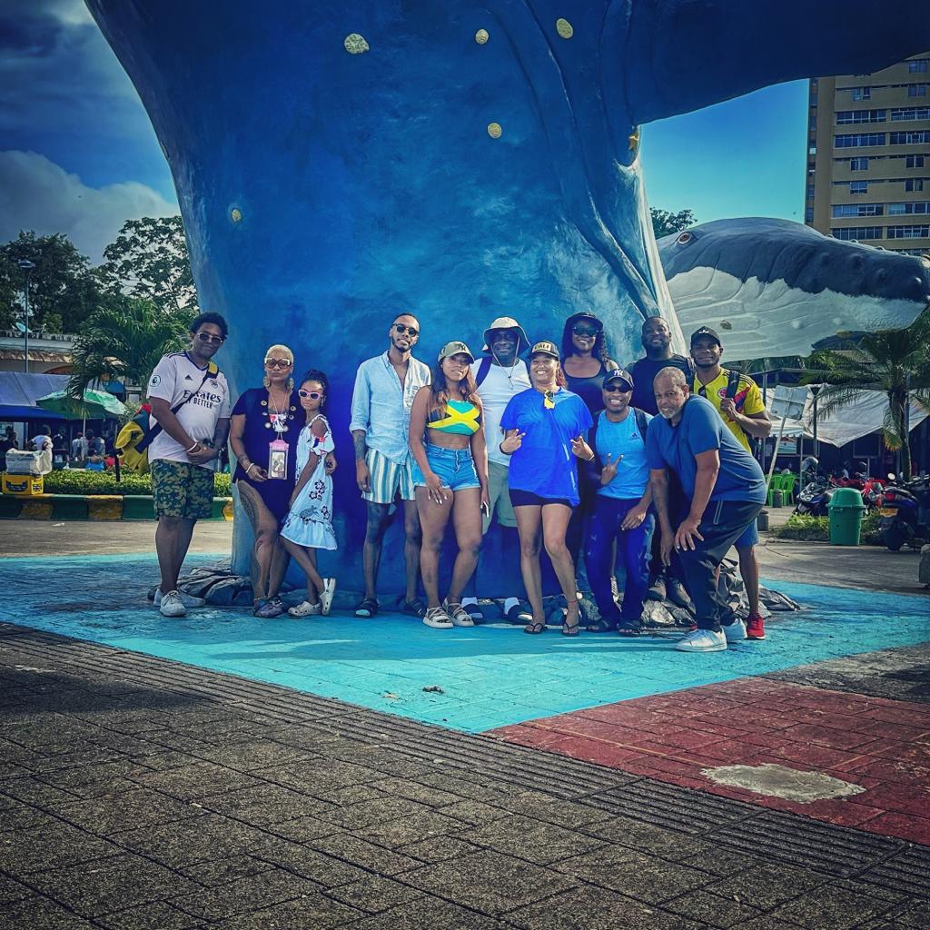 Picture of my tour group in Buenaventura, Colombia.